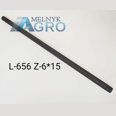 Вал приводу переднього моста Jinma 244 L656mm z 6-15